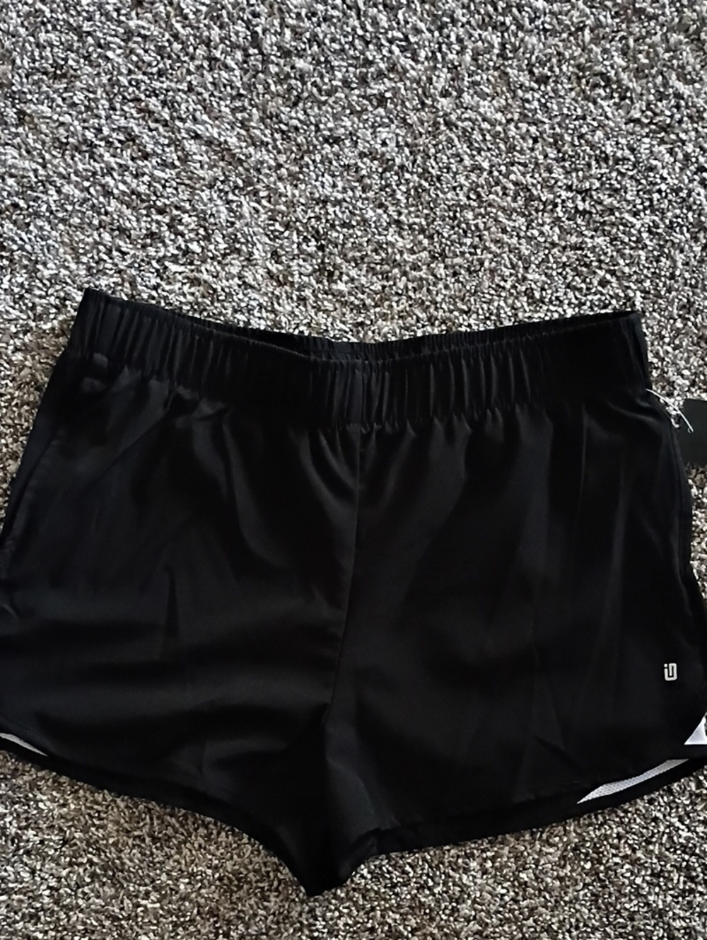 Ideology Black Athletic Shorts - Lightweight Running Shorts